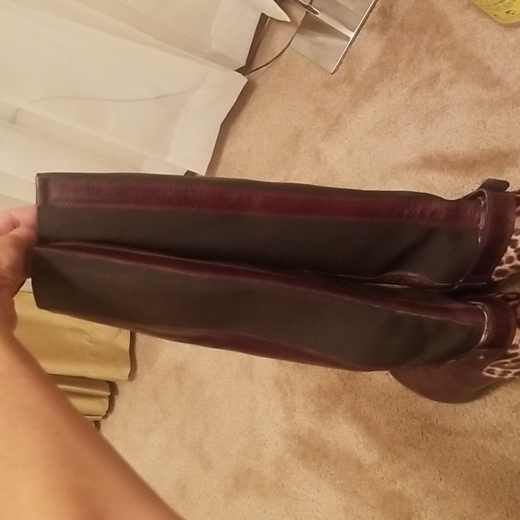 Stuart Weitzman 50/50 Adjustables Leather Tall boots - Picture 7 of 16